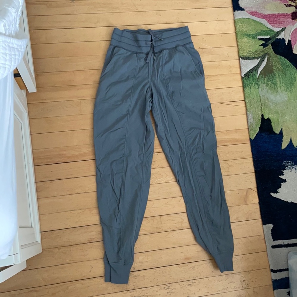 Lululemon dance studio joggers grey size 4 steam blue